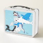 メタルランチボックス：海洋生物 メタルランチボックス (裏面)