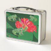 メタルランチボックス： Lilypad with Frogs メタルランチボックス (裏面)