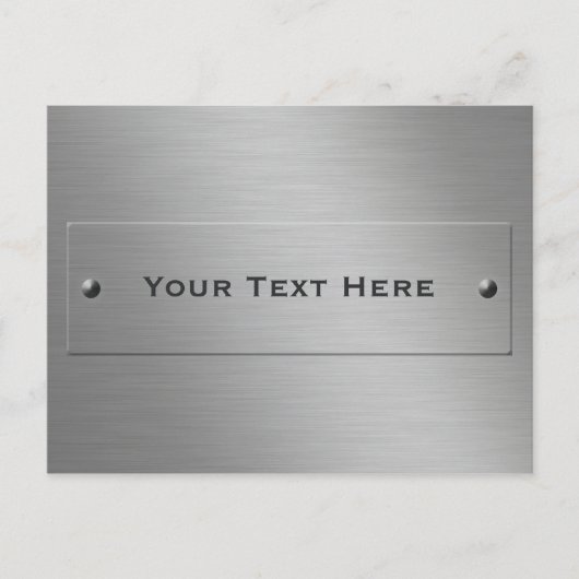 メタルルックカスタムはがき ポストカード (正面)