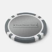 メタルルックカスタムトランプのポーカーチップ ポーカーチップ (シングル)
