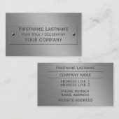 メタルルックカスタム名刺 名刺 (正面/裏面)