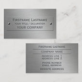 メタルルックカスタム名刺 名刺 (正面/裏面)