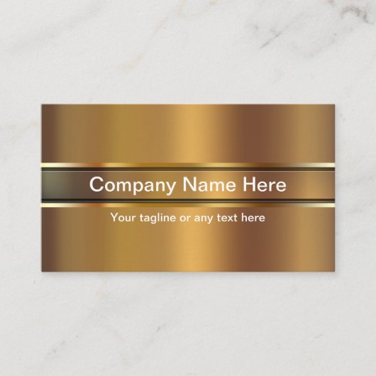 メタルルック名刺 名刺 (正面)