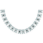 メタルルック誕生日/任意のカスタムメッセージオス バンティングフラッグ (全)