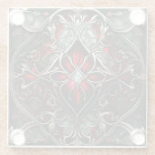 メタルルビーアート ガラスコースター (裏面)