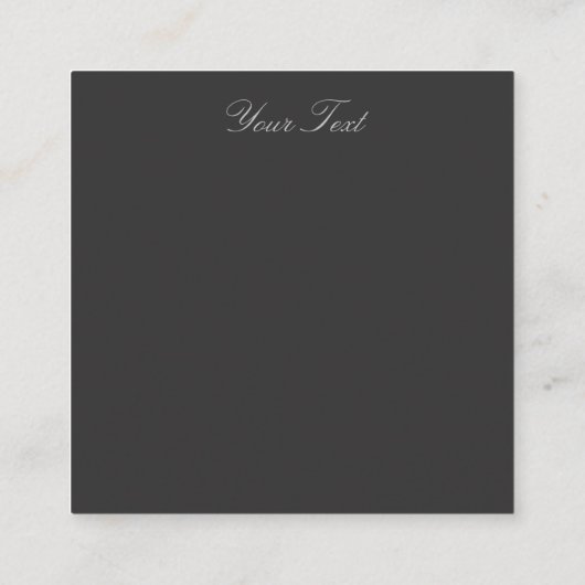 メタルルビーアート スクエア名刺 (裏面)