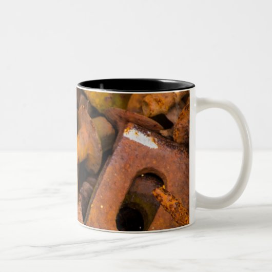 メタルルールコーヒーマグ ツートーンマグカップ (右)