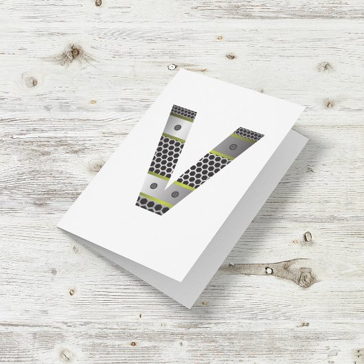 メタルレターVノートカード カード