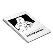 メタルワーカー、鍛冶屋、溶接機のノートブック ノートブック (右側)