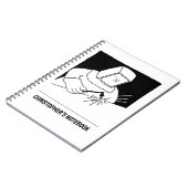 メタルワーカー、鍛冶屋、溶接機のノートブック ノートブック (左側)