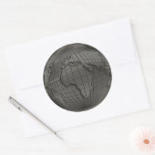 メタルワールドグローブステッカー ラウンドシール (封筒)