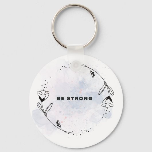 メタル円キーチェーン, 2" キーホルダー (正面)