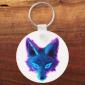 メタル円キーチェーン， 2" キーホルダー (裏面)