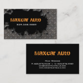 メタル名刺車のランニングの基板 名刺 (正面/裏面)