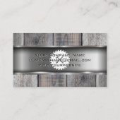 メタル材 | ソーとハンマー 名刺 (裏面)