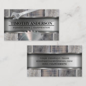 メタル材 | レンチ | 丸鋸盤 名刺 (正面/裏面)