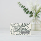 メタル検出レリック財宝サスペンダクリップ 名刺 (スタンド正面)