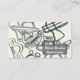 メタル検出レリック財宝サスペンダクリップ 名刺