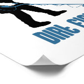 メタル検出 – 汚れ魚釣り ポスター (角)