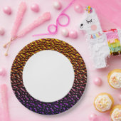 メタル正方形4 ペーパープレート (パーティー)