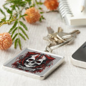 メタル死：キーチェーン キーホルダー (側面)