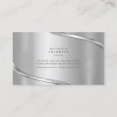 メタル波2トーンシルバーID806 名刺 (裏面)