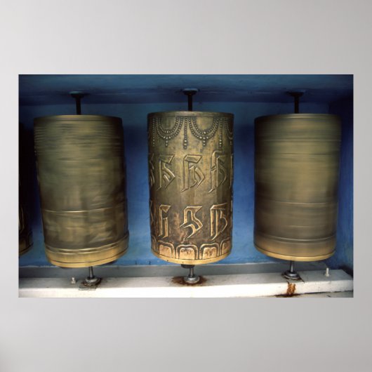 メタル祈りの言葉ホイール ポスター (正面)