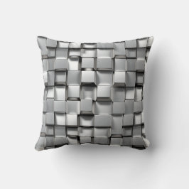 メタル立方体（白） クッション
