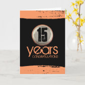 メタル絵を描ユニバーサル従業員記念日カード カード (黄色い花)