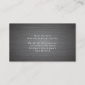 メタル背景ビアアイコン 名刺 (裏面)