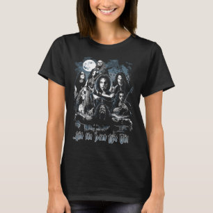 メタル落ちたレジェンズトリビュートウォメンズブラック Tシャツ