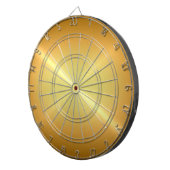 メタル金ゴールドステンレス鋼の外観 ダーツボード (正面右)