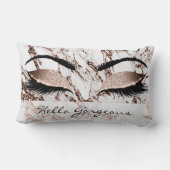 メタル銅大理石メイクアップまぶしハローゴージャス ランバークッション (裏面)