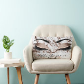 メタル銅大理石メイクアップまぶしハローゴージャス ランバークッション (椅子)