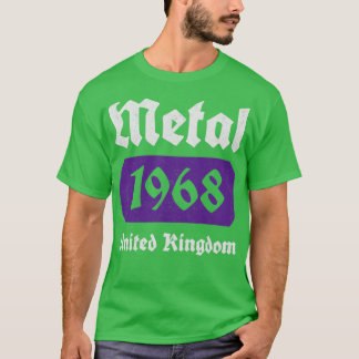 メタル音楽1968ヴィンテージ Tシャツ