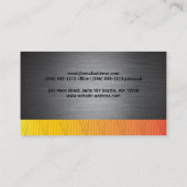 メタル |ウィーブパターントリム 名刺 (裏面)