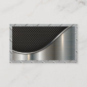 メタル | スチール | ソーとハンマー 名刺 (裏面)