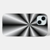 メタル:ブラッシュメタルタック転がと Case-Mate iPhoneケース (裏面 (横))