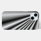 メタル：ブラッシュメタルタック転がと Case-Mate iPhoneケース (裏面 (横))