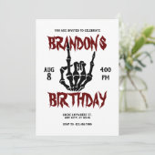 メタル・ロックの誕生日 招待状 (スタンド正面)
