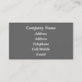 メタル 名刺 (裏面)