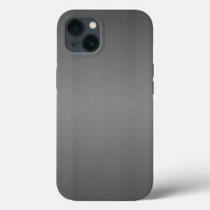 メタル:濃いブラシ仕上げメタル iPhone 13ケース