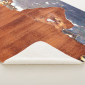 メタル：素朴ヴィンテージアイアンテクスチャ。 シェルパブランケット (3/4)