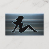 メタ名刺のトラックガール 名刺 (裏面)