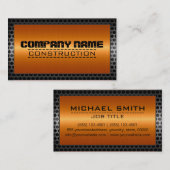 メタ縁どルエレガント建築スチールルック#9 名刺 (正面/裏面)