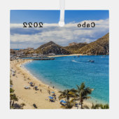 メダノビーチ、カボサンルーカス ガラスオーナメント (裏面)