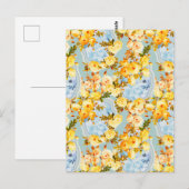 メダリオンとバラ ポストカード (正面/裏面)