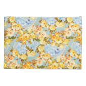 メダリオンとバラ 枕カバー (裏面)