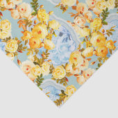 メダリオンとバラ 薄葉紙 (詳細)