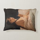 メダリオンの女の子(by Gerolamo Induno) アクセントクッション (裏面)